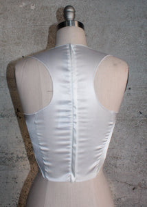 KAAN TOP - SATIN WHITE / M
