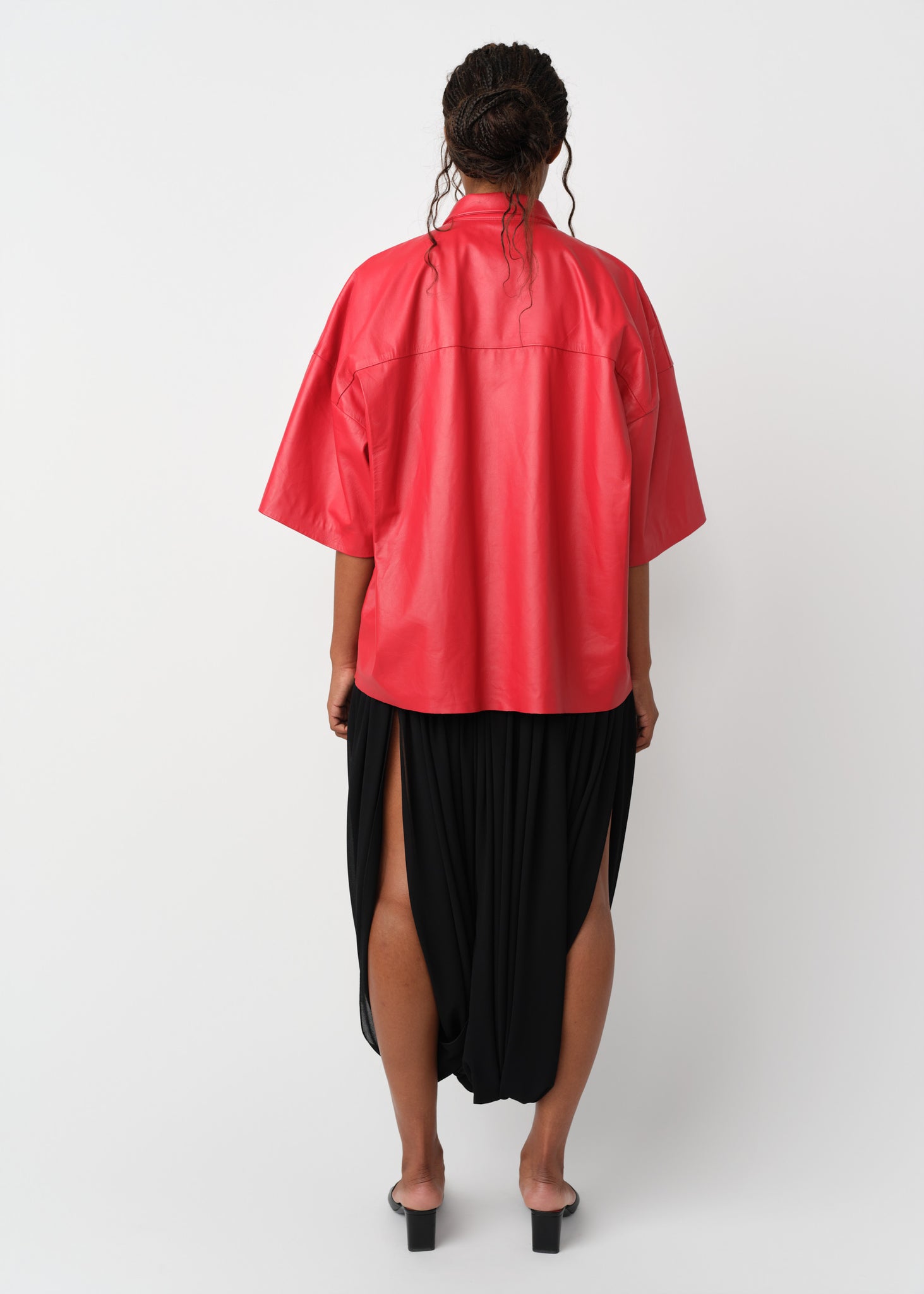 KAMRO LEATHER WORKSHIRT