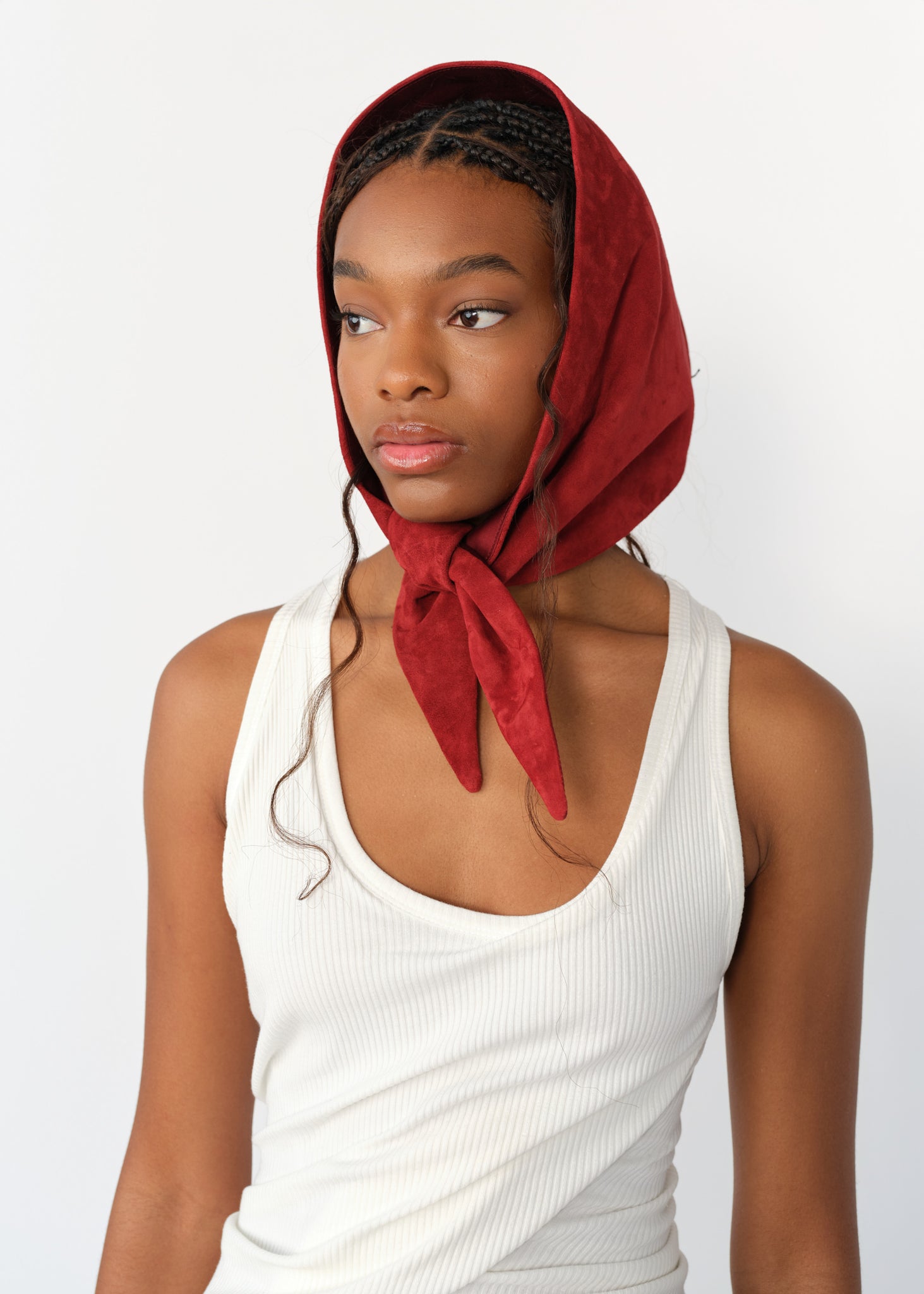 KARA LEATHER SCARF