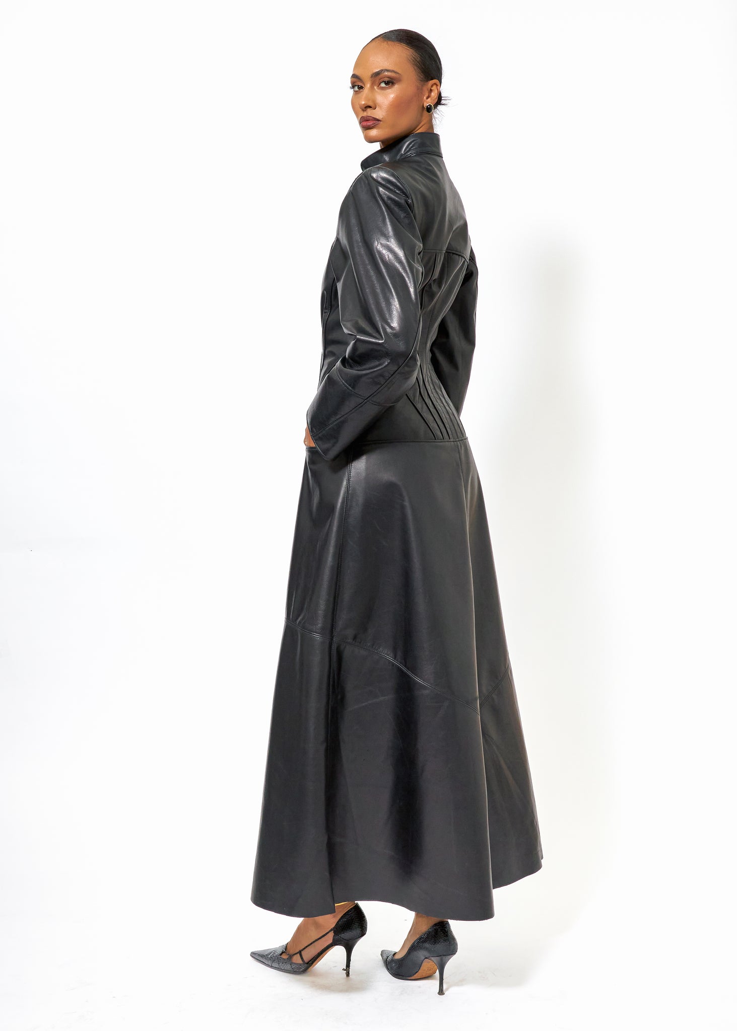 KAGE LEATHER DRESS