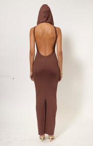 KAZI HOODED MAXI DRESS