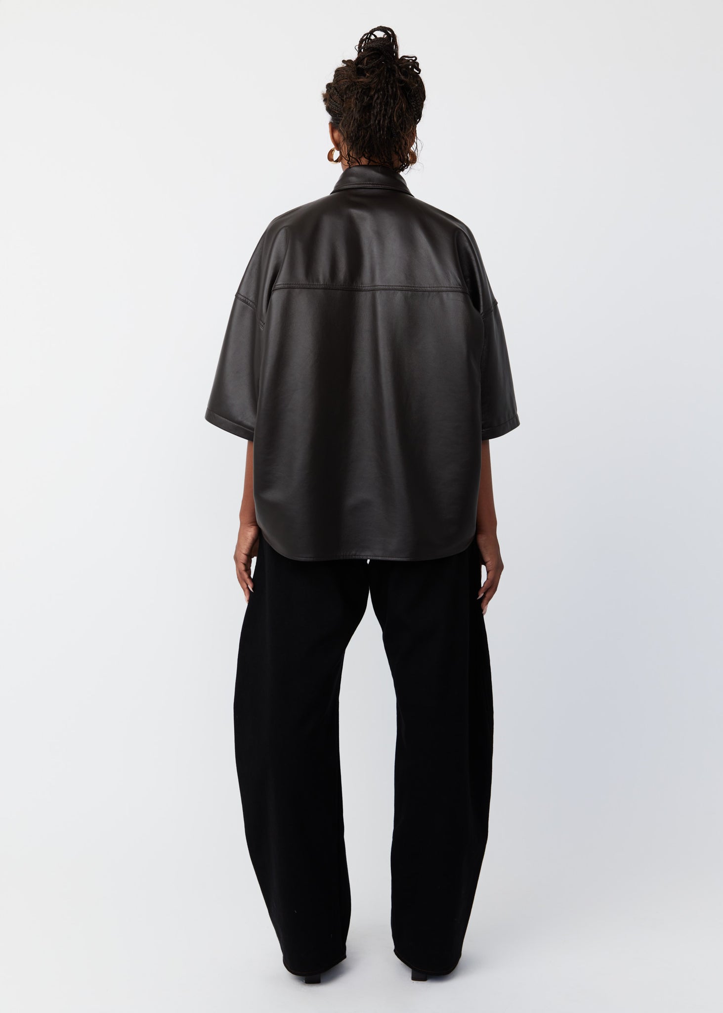 KADO CURVED DENIM PANTS