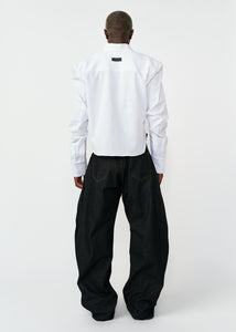 KADO CURVED DENIM PANTS