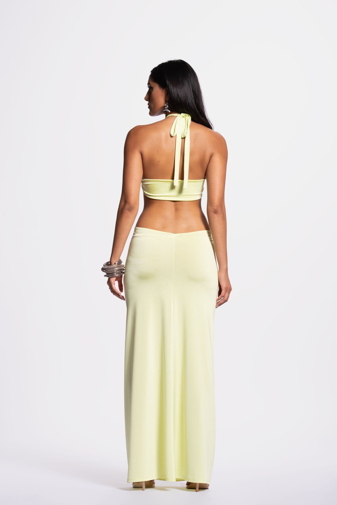 KATANA DRESS - CHARTREUSE / 4